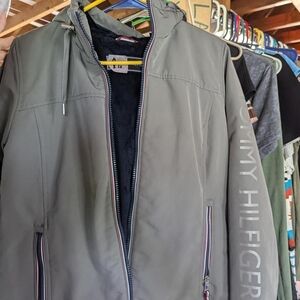 Tommy Hilfiger Olive Windbreaker Jacket